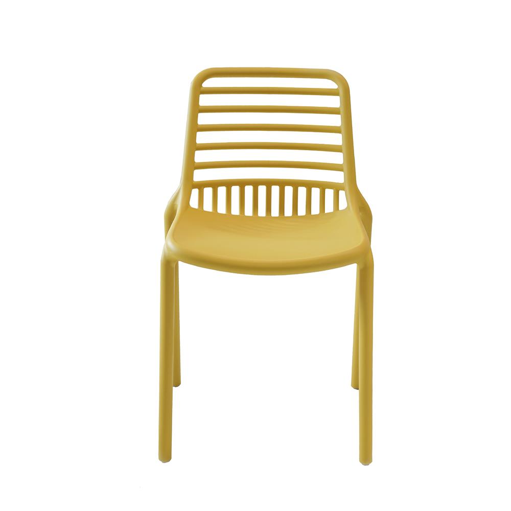 เก้าอี้พลาสติก PIONEER PN92346 สีเหลือง