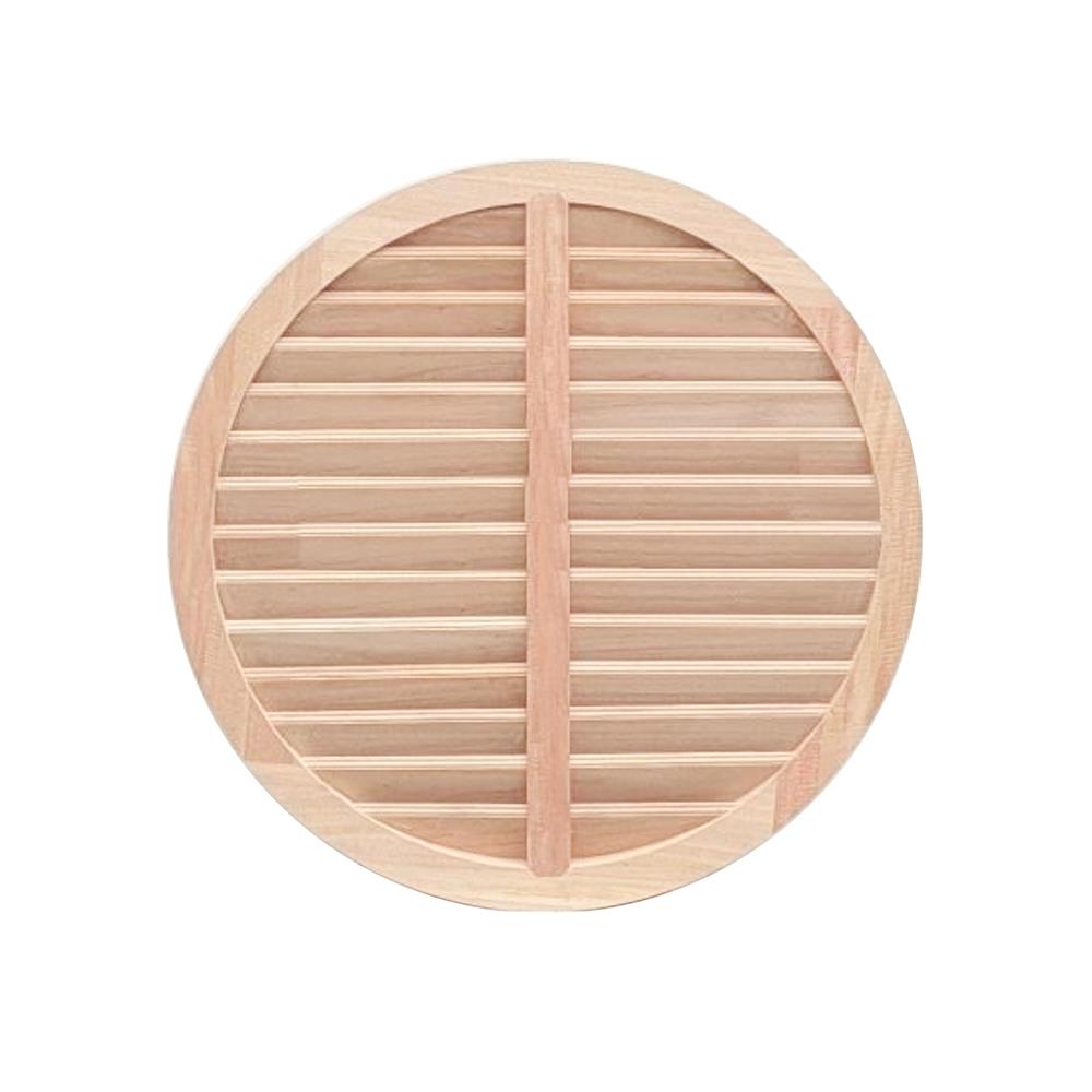 วงกบหน้าต่างโค้ง ไม้เนื้อแข็ง N999 MM2-K1 60x60 ซม. สีธรรมชาติ