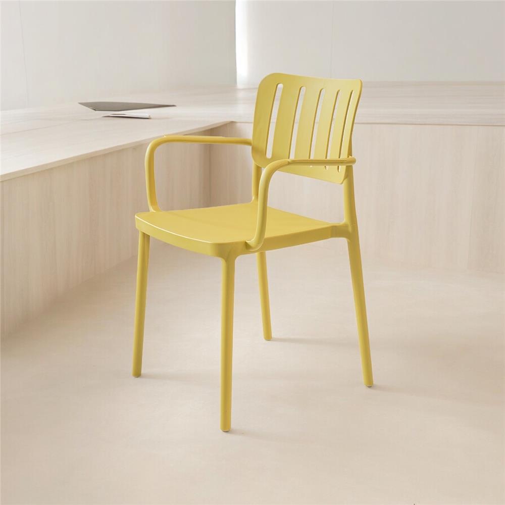 เก้าอี้พลาสติก PIONEER PN92659/1 สีเหลือง
