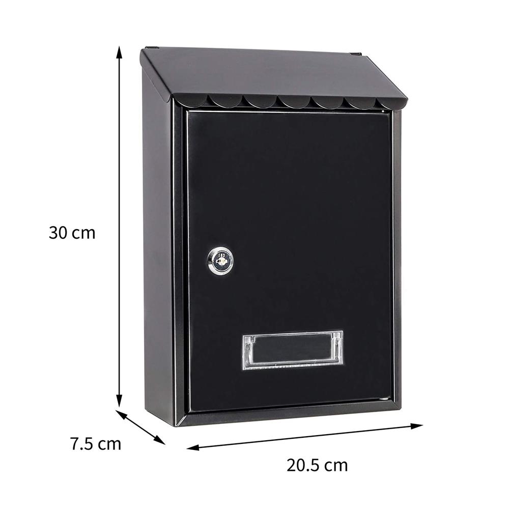 ตู้จดหมาย D MAIL BOX AMON สีดำ