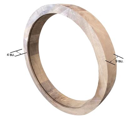 วงกบหน้าต่างโค้ง ไม้เนื้อแข็ง N999 MM01 80x80 ซม. สีธรรมชาติ_3