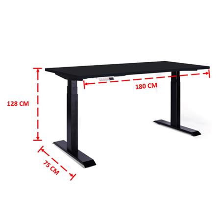 โต๊ะปรับระดับไฟฟ้า ERGOTREND SIT 2 STAND GEN4 180 ซม. สีดำ_2