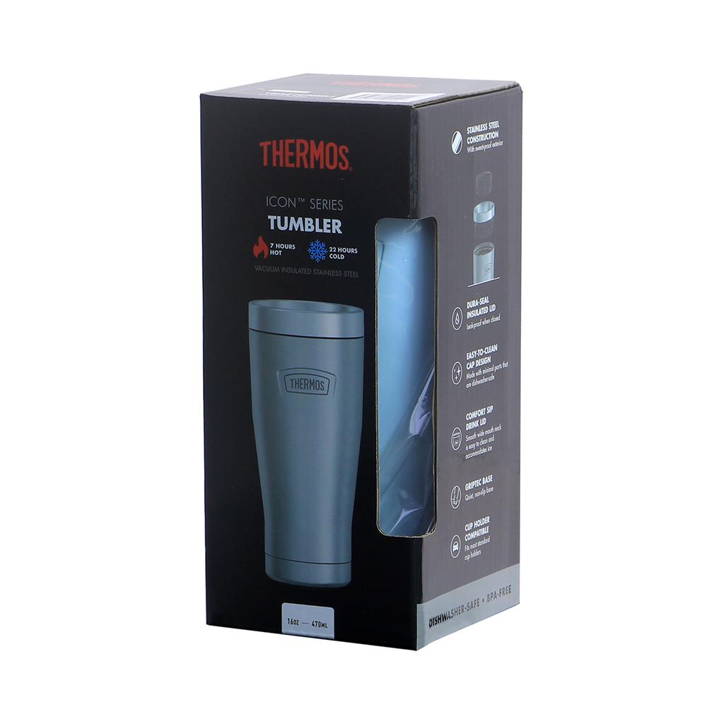 ถ้วยสุญญากาศTHERMOS GLACIER (GC) 0.47 ลิตร สีฟ้า