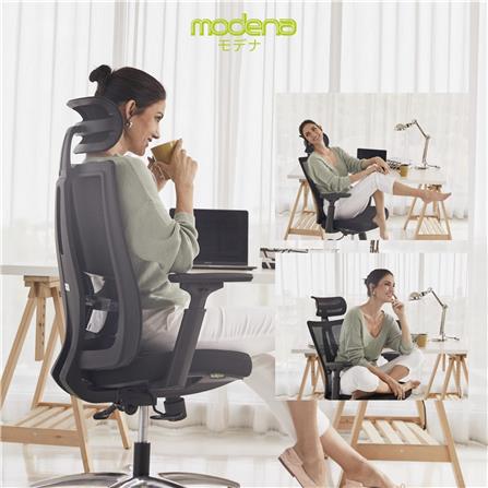 เก้าอี้สุขภาพ MODENA ERGO ANYA NET สีดำ_5