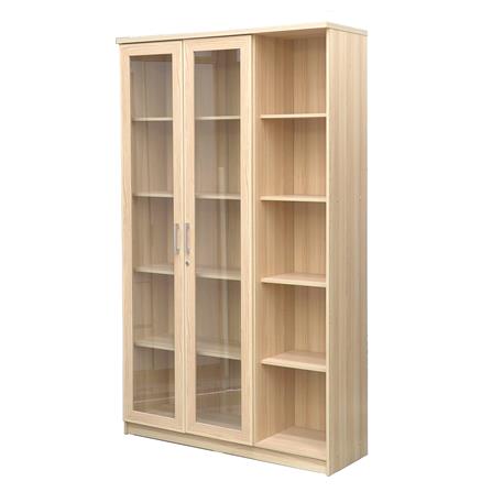 ตู้โชว์ 2 บานเปิด FURDINI MOTIF 118 ซม. สี PINEOAK_0