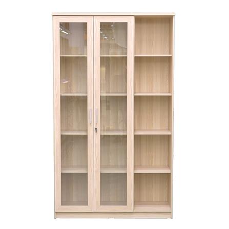 ตู้โชว์ 2 บานเปิด FURDINI MOTIF 118 ซม. สี PINEOAK_1