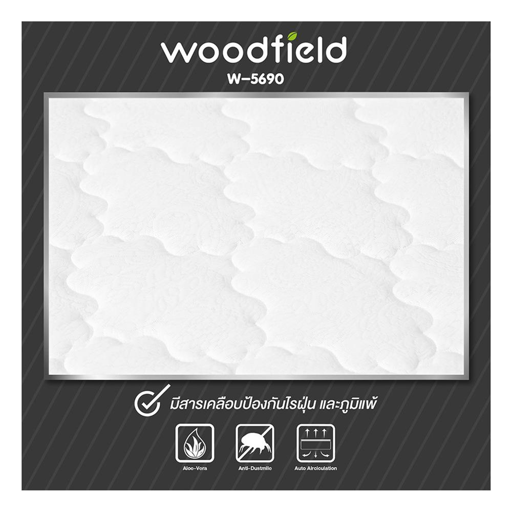 ที่นอน 5 ฟุต WOODFIELD W-5690 พร้อมหมอนหนุน 2 ชิ้น