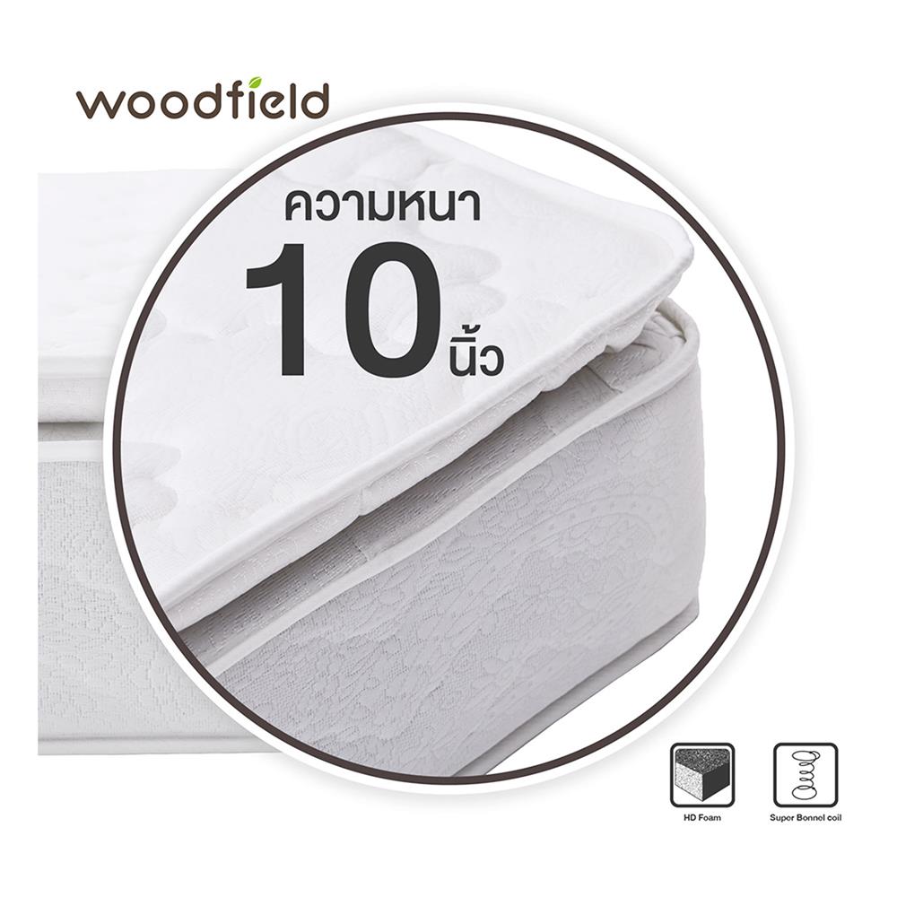 ที่นอน 5 ฟุต WOODFIELD W-5690 พร้อมหมอนหนุน 2 ชิ้น