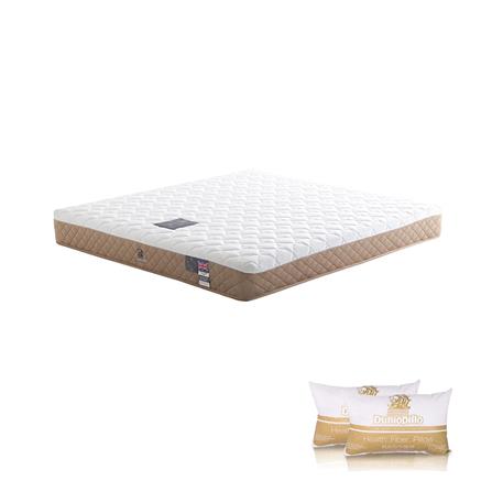ที่นอน 5 ฟุต DUNLOPILLO WISDOM PRO พร้อมหมอนหนุน 2 ชิ้น_0