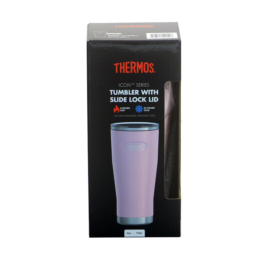 ถ้วยสุญญากาศพร้อมฝา THERMOS SUNSET (SP) 0.71 ลิตร สีชมพู