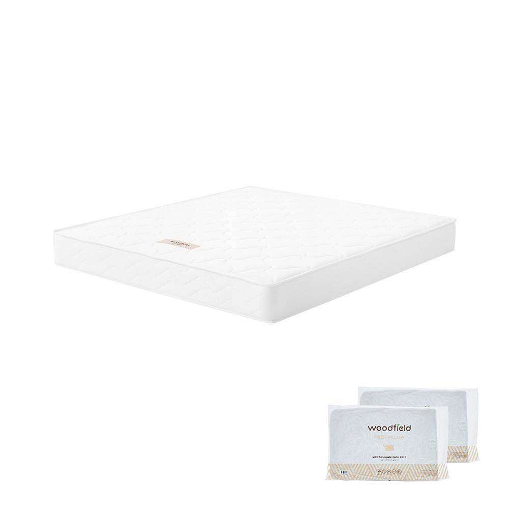 ที่นอน 6 ฟุต WOODFIELD W-5590 พร้อมหมอนหนุน 2 ชิ้น