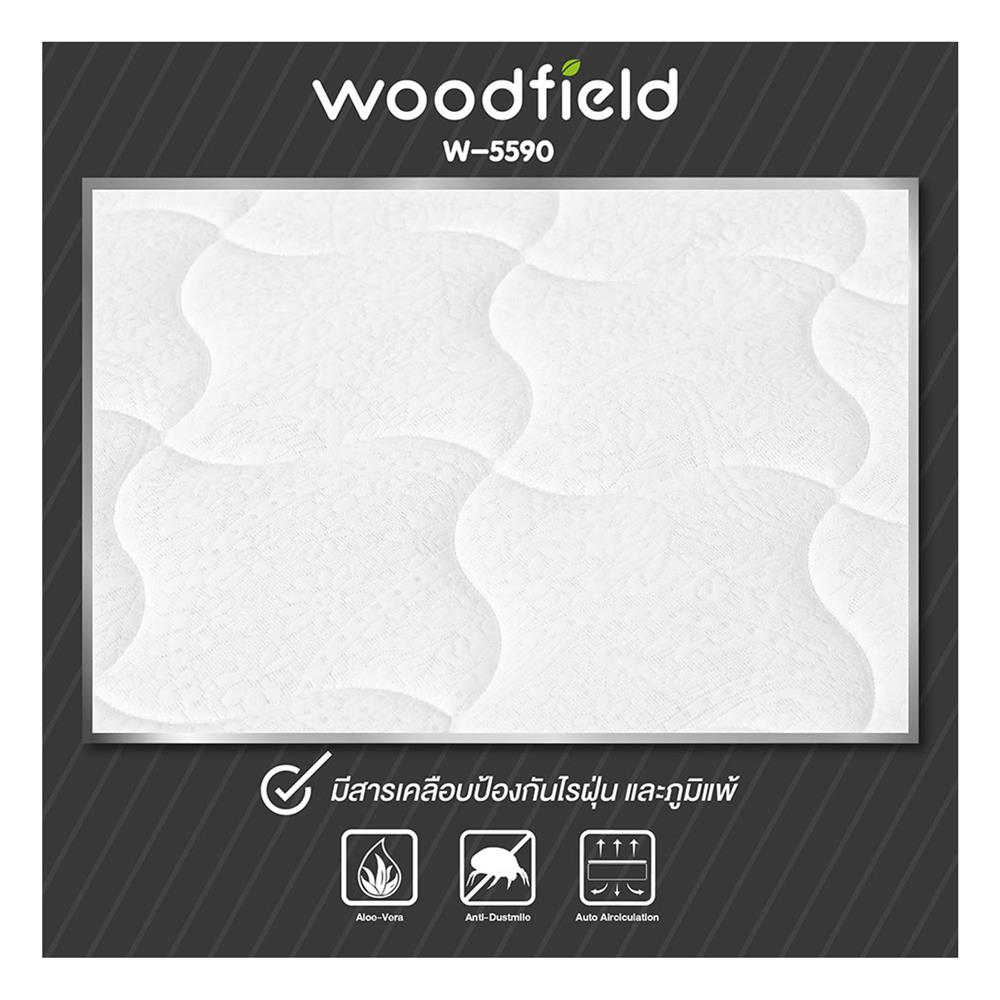ที่นอน 6 ฟุต WOODFIELD W-5590 พร้อมหมอนหนุน 2 ชิ้น