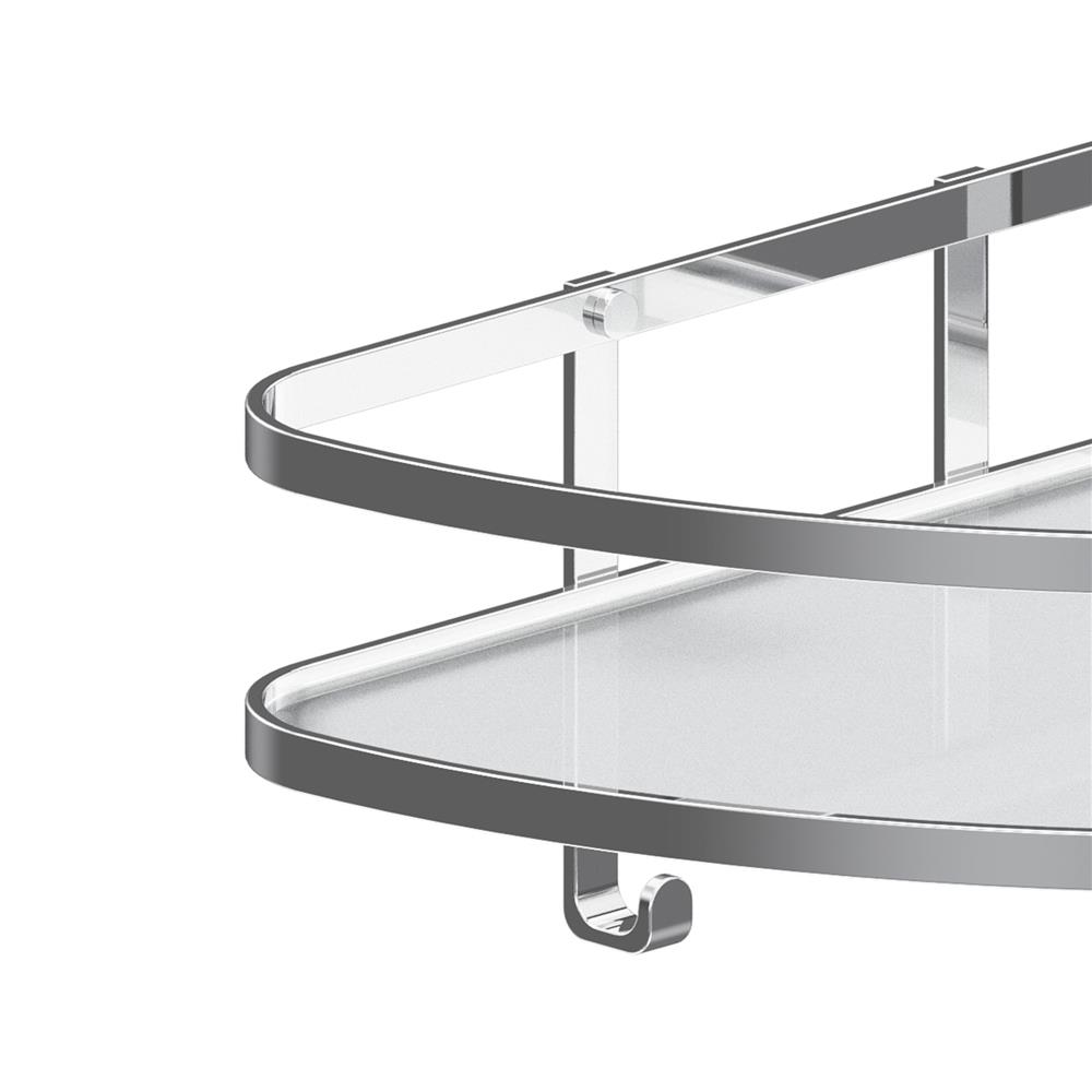 ชั้นกระจกเข้ามุม 1 ชั้น MOYA NXT-BK-005SPH