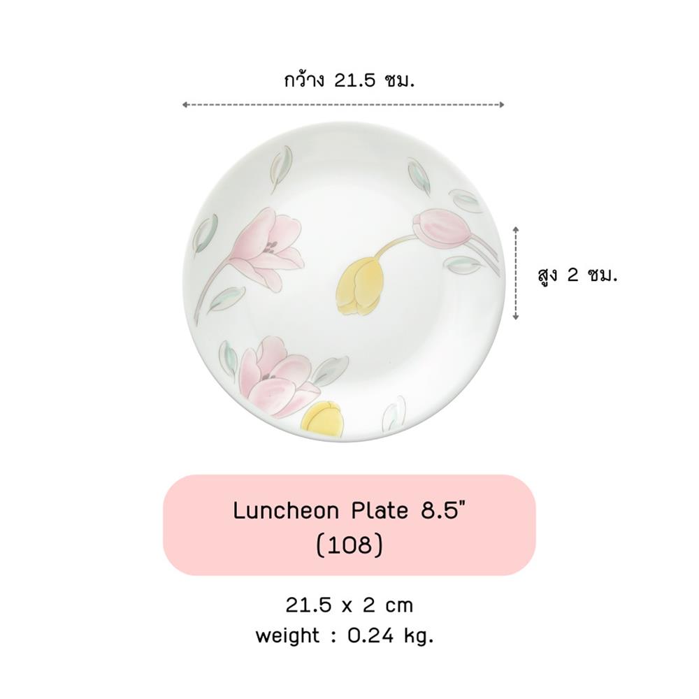 จานตื้น 8.5 นิ้ว CORELLE ELEGANT CITY