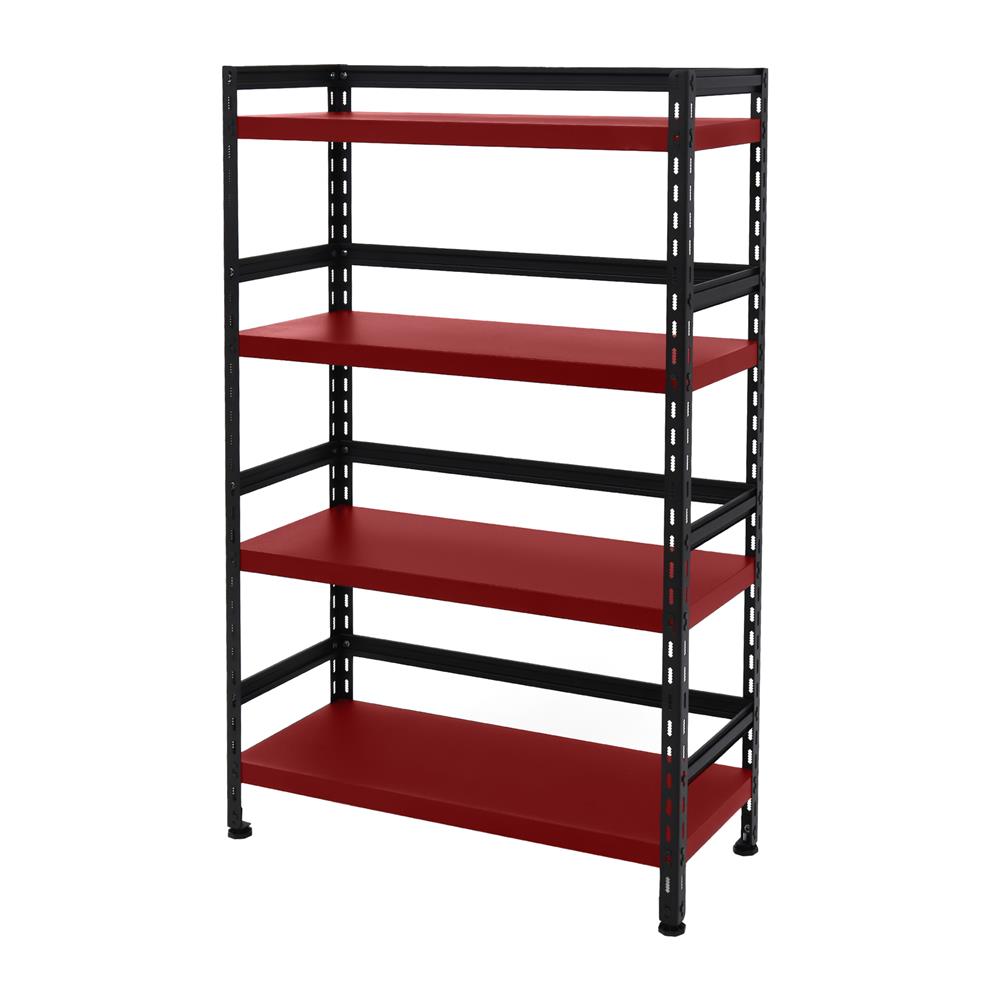 ชั้นวางของ 4 ชั้น FURDINI HOMER TYPE B 100 ซม. สีแดง