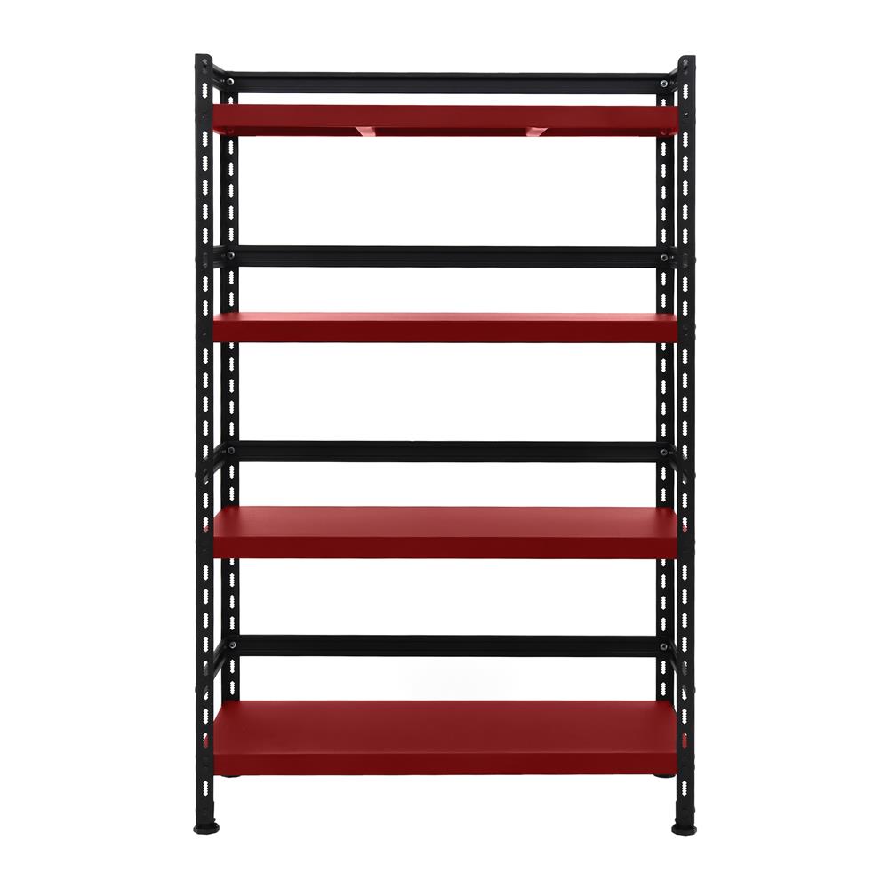 ชั้นวางของ 4 ชั้น FURDINI HOMER TYPE B 100 ซม. สีแดง