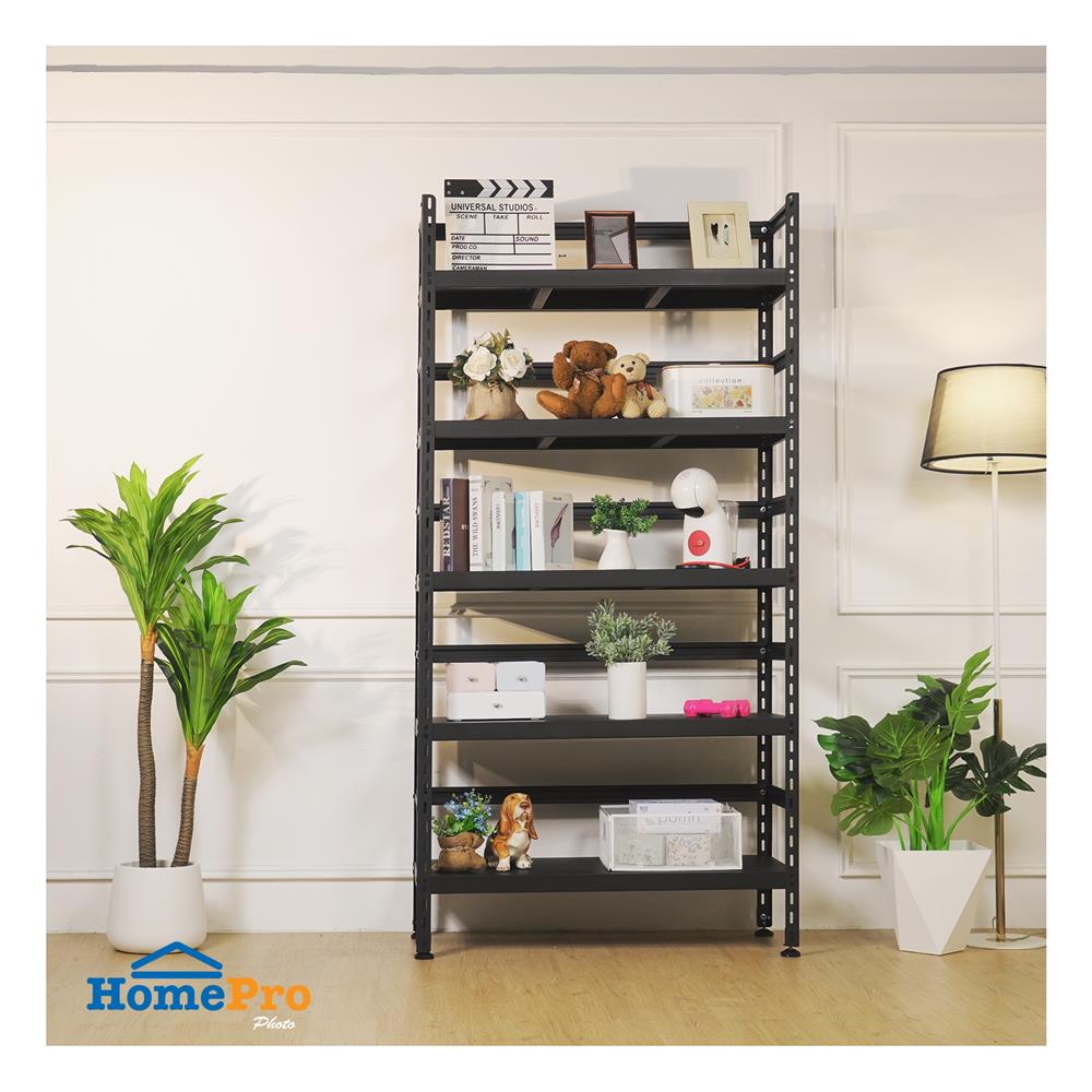 ชั้นวางของ 5 ชั้น FURDINI HOMER TYPE B 100 ซม. สีดำ