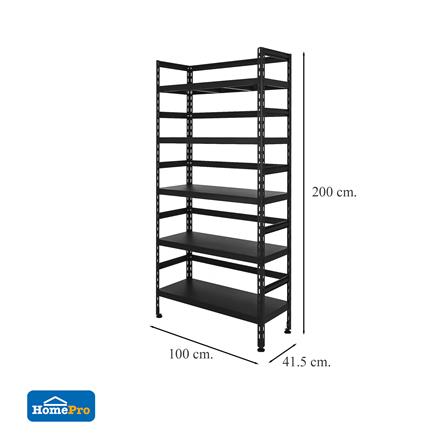 ชั้นวางของ 5 ชั้น FURDINI HOMER TYPE B 100 ซม. สีดำ_7