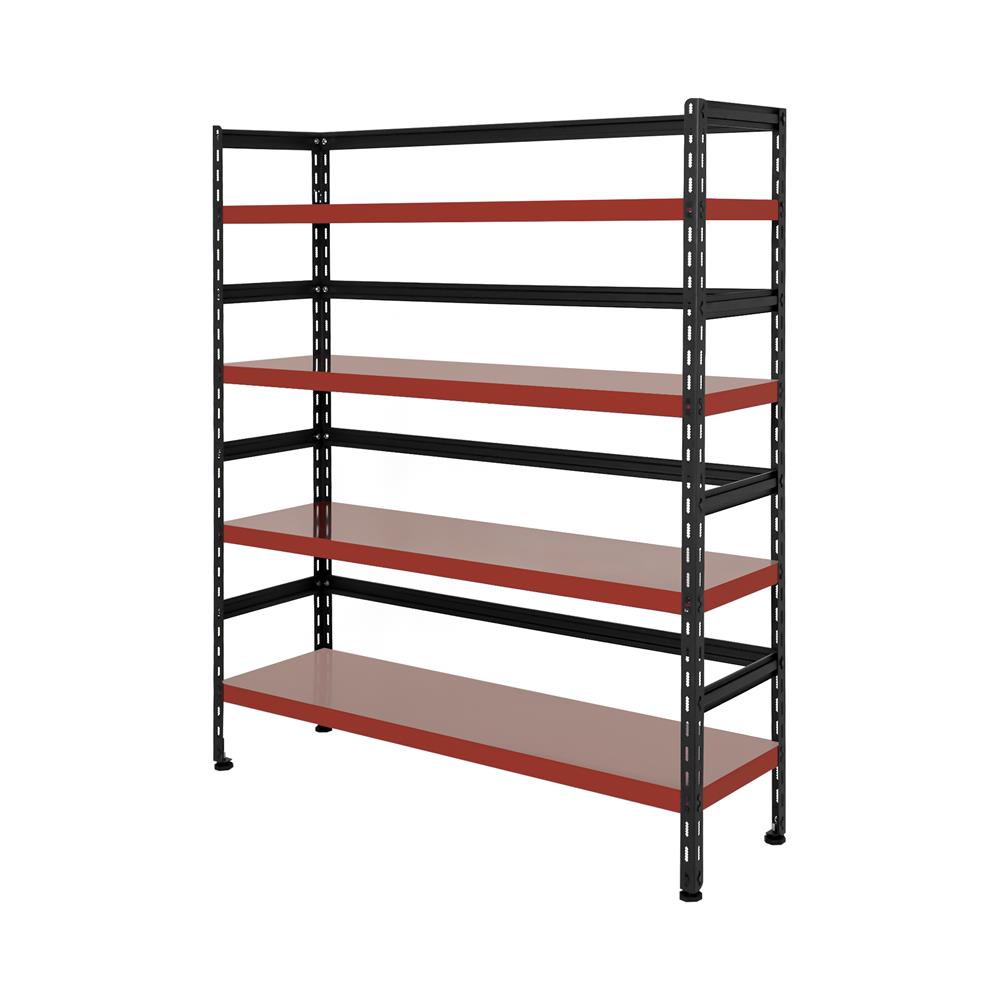 ชั้นวางของ 4 ชั้น FURDINI HOMER TYPE B 150 ซม. สีแดง