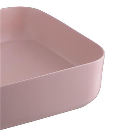 อ่างล้างหน้าวางบนเคาน์เตอร์ COTTO C00126PQ สีชมพูด้าน_2