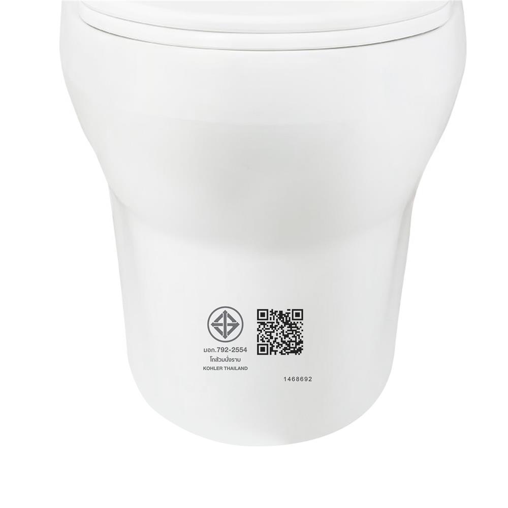 สุขภัณฑ์ 1 ชิ้น KARAT K-72479X-TSL-WK  4.5 ลิตร สีขาว