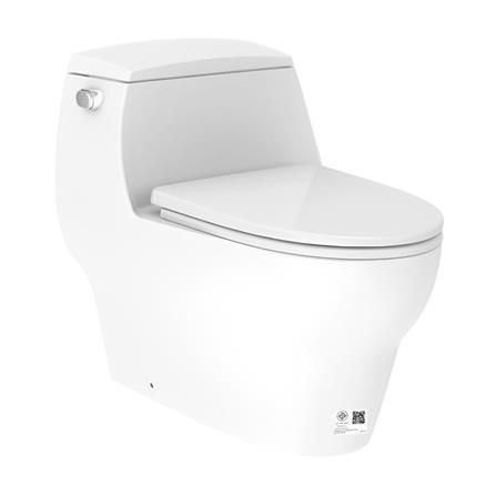 สุขภัณฑ์ 1 ชิ้น KARAT K-72479X-TSL-WK  4.5 ลิตร สีขาว_0