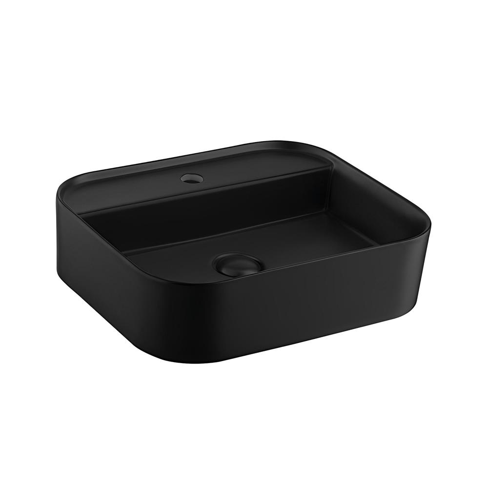 อ่างล้างหน้าวางบนเคาน์เตอร์ COTTO C00125MBK สีดำด้าน