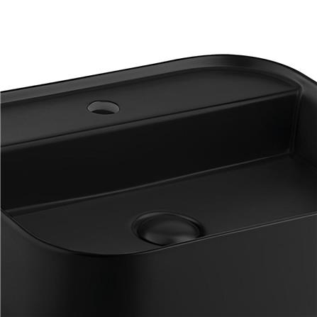 อ่างล้างหน้าวางบนเคาน์เตอร์ COTTO C00125MBK สีดำด้าน_1