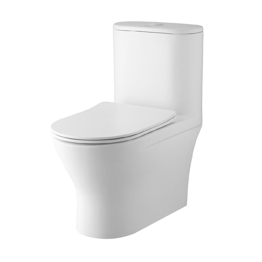 สุขภัณฑ์ 1 ชิ้น COTTO C11007MWH 3/5.5 ลิตร สีขาว