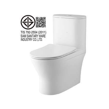 สุขภัณฑ์ 1 ชิ้น COTTO C11007MWH 3/5.5 ลิตร สีขาว_4