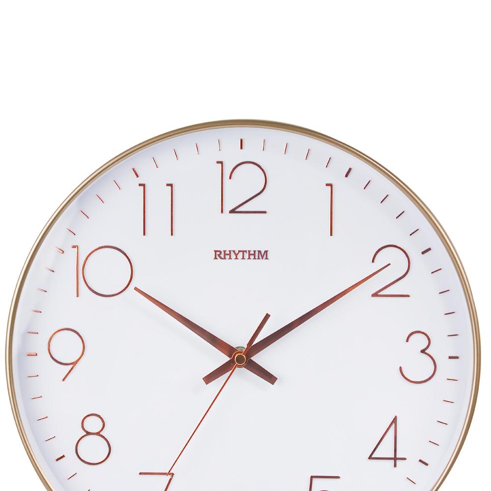 นาฬิกาแขวน RHYTHM CMG601NR13 12 นิ้ว สีโรสโกลด์