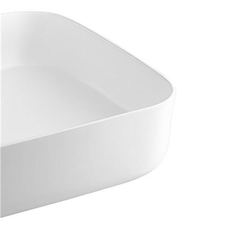 อ่างล้างหน้าวางบนเคาน์เตอร์ COTTO C00126MWH สีขาวด้าน_2