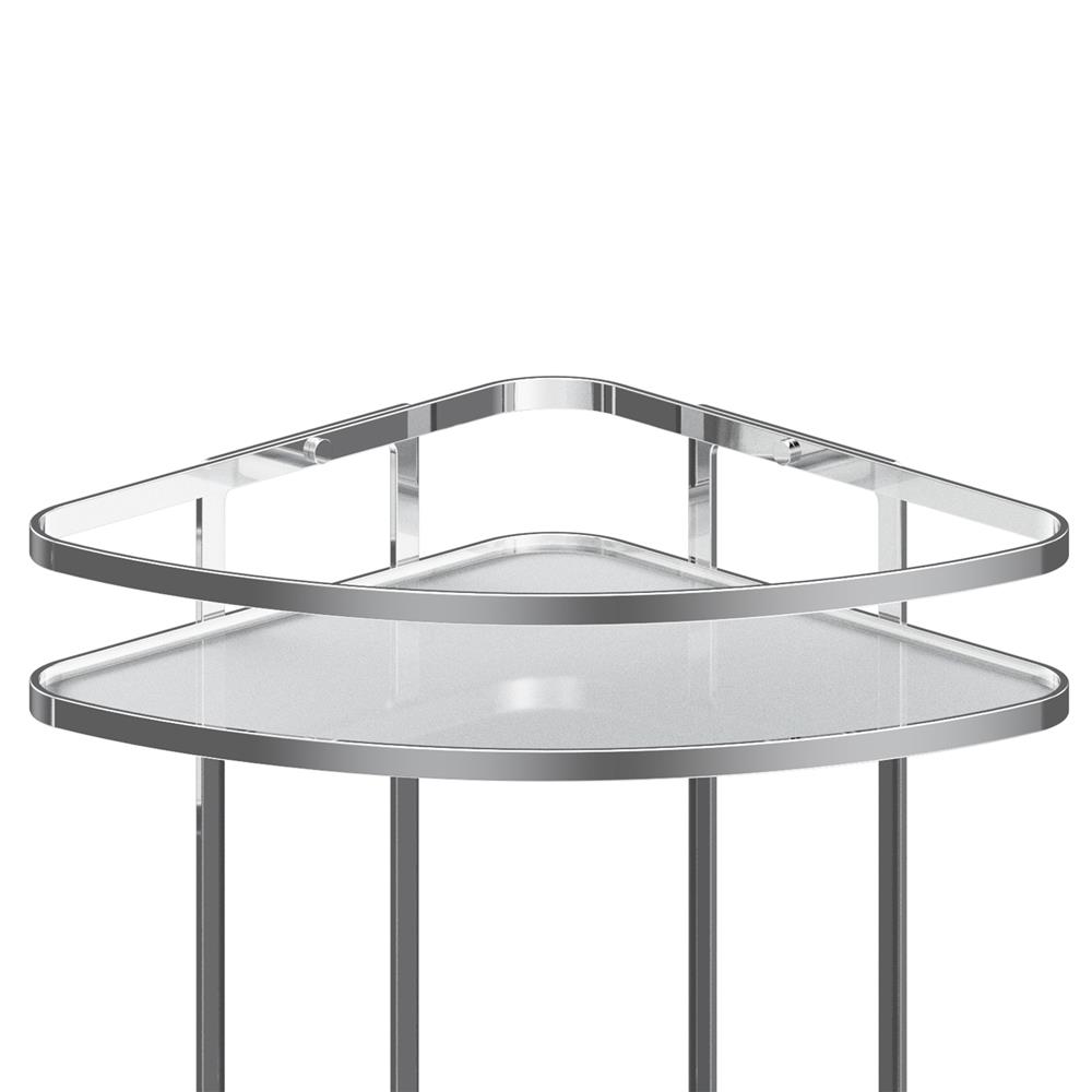 ชั้นกระจกเข้ามุม 2 ชั้น MOYA NXT-BK-006DPH