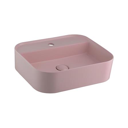 อ่างล้างหน้าวางบนเคาน์เตอร์ COTTO C00125PQ สีชมพูด้าน