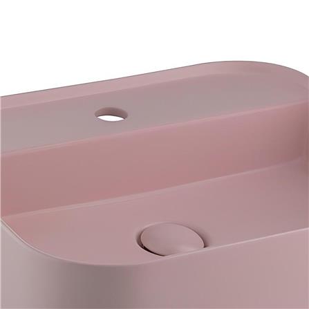 อ่างล้างหน้าวางบนเคาน์เตอร์ COTTO C00125PQ สีชมพูด้าน_1