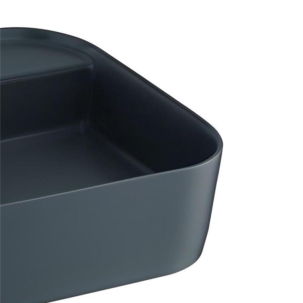 อ่างล้างหน้าวางบนเคาน์เตอร์ COTTO C00125GB สีฟ้าอมเทาด้าน