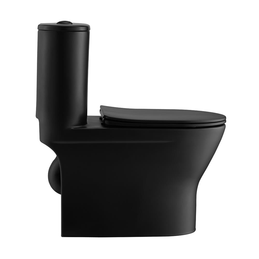 สุขภัณฑ์ 1 ชิ้น COTTO C11007MBK 3/5.5 ลิตร สีดำ