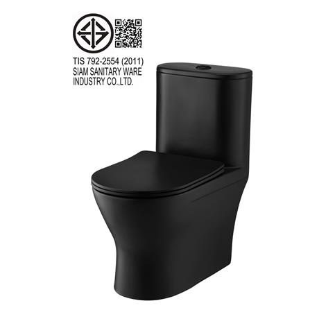 สุขภัณฑ์ 1 ชิ้น COTTO C11007MBK 3/5.5 ลิตร สีดำ_4