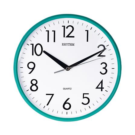 นาฬิกาแขวน RHYTHM CMG716NR05 10 นิ้ว สีเขียว_0