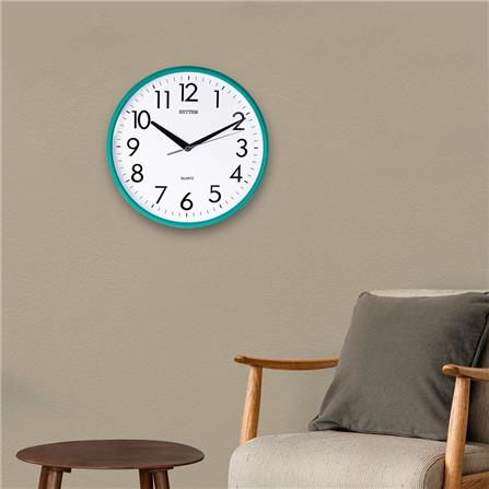 นาฬิกาแขวน RHYTHM CMG716NR05 10 นิ้ว สีเขียว_5