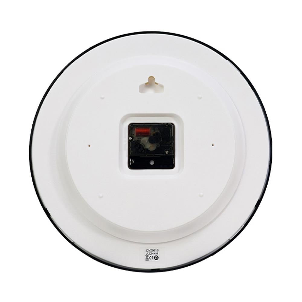 นาฬิกาแขวน RHYTHM CMG619NR02 12 นิ้ว สีดำ