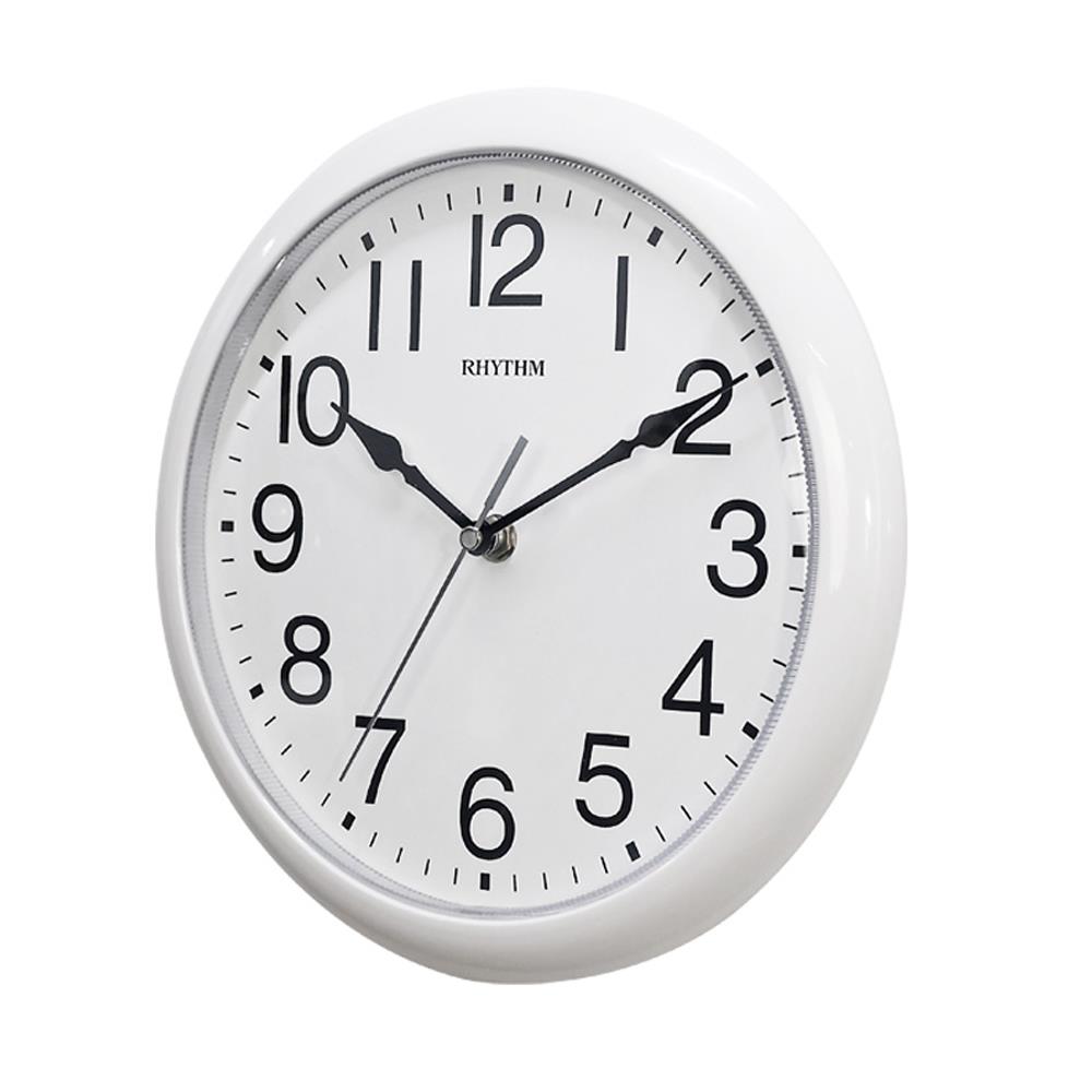 นาฬิกาแขวน RHYTHM CMG621NR03 10.5 นิ้ว สีขาว