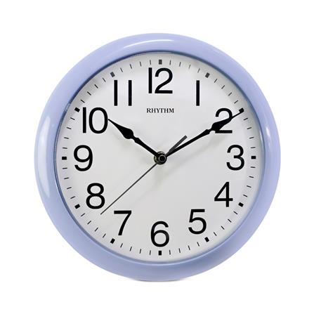 นาฬิกาแขวน RHYTHM CMG621NR04 10.5 นิ้ว สีฟ้า_0
