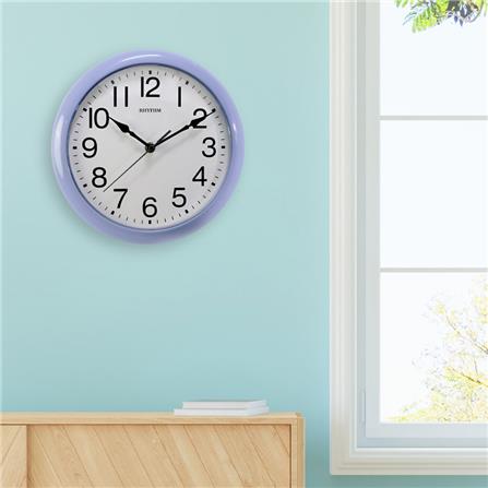 นาฬิกาแขวน RHYTHM CMG621NR04 10.5 นิ้ว สีฟ้า_4