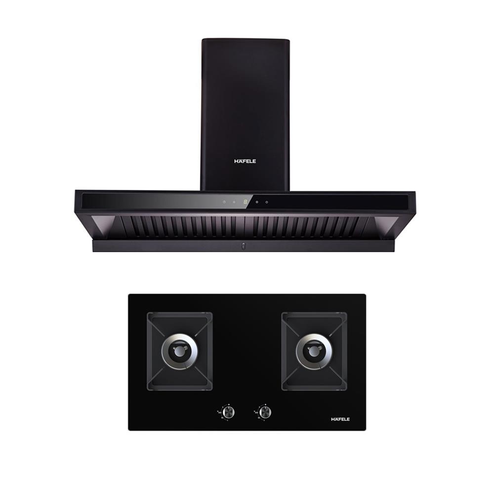 เตาฝัง+เครื่องดูดควัน HAFELE BAYU 90+LORENZO 495.07.427