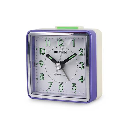 นาฬิกาปลุก RHYTHM CRE210NR12 2.2 นิ้ว สีม่วง_2