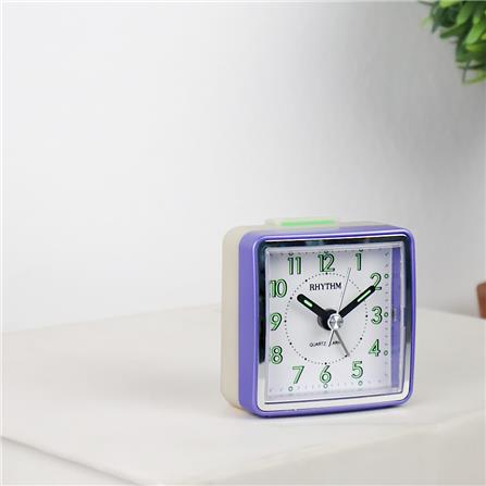 นาฬิกาปลุก RHYTHM CRE210NR12 2.2 นิ้ว สีม่วง_5