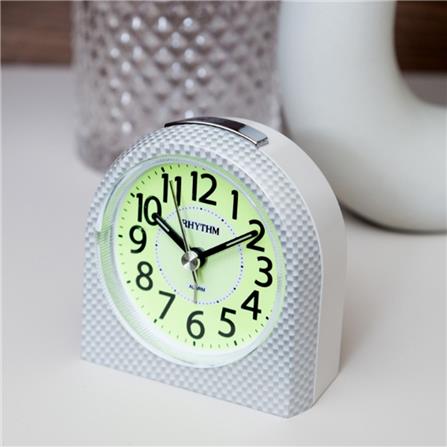 นาฬิกาปลุก RHYTHM CRE854NR03 3 นิ้ว สีขาว_3
