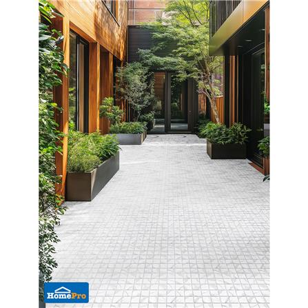 กระเบื้องพื้น 18x18 นิ้ว TARA คอสช่า สีขาว_3