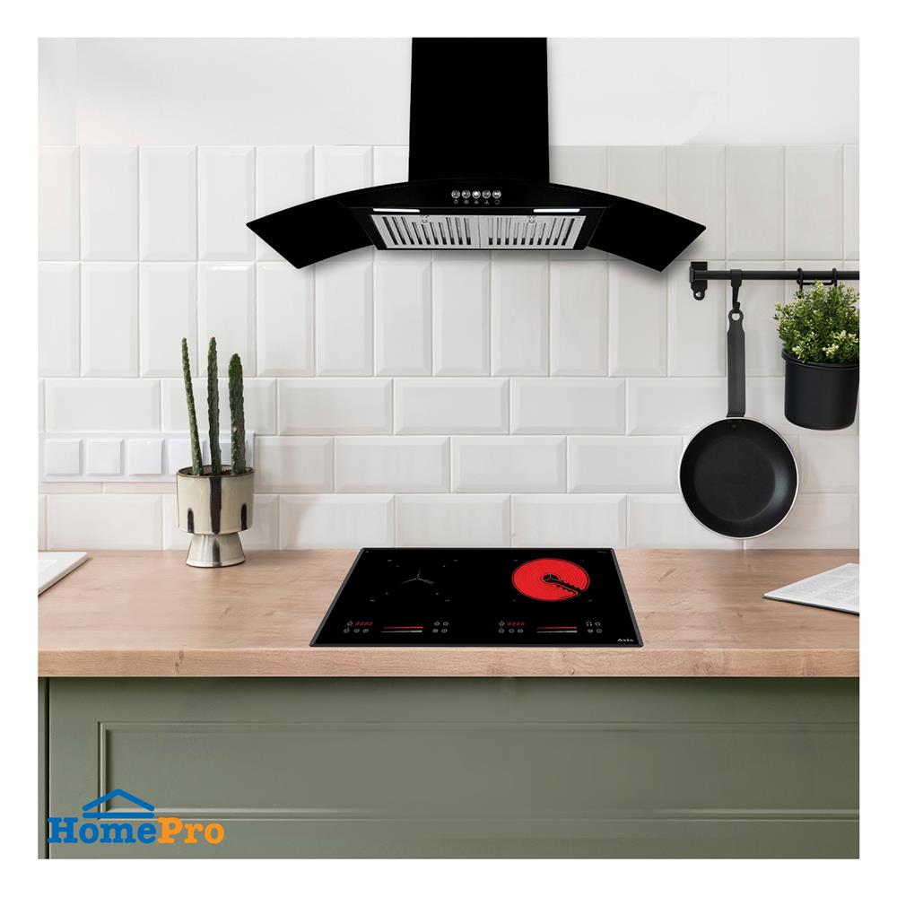 เตาฝัง+เครื่องดูดควัน AXIA IC-TOUCH732Z+HERO KNIGHT